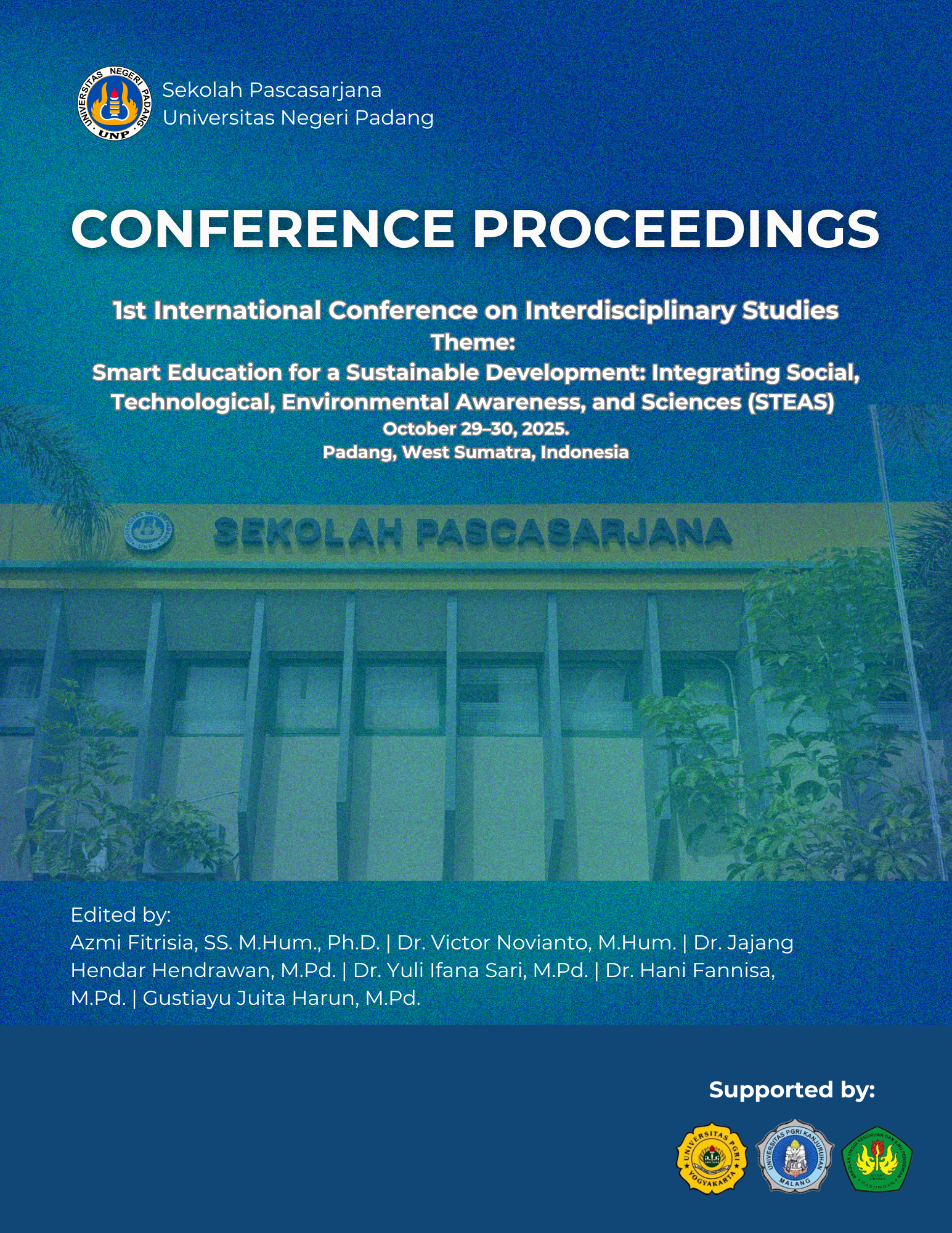 					View Vol. 1 No. 1 (2025): Smart Education for a Sustainable Development: Integrating Social, Technology, and Sciences (STEAS)
				